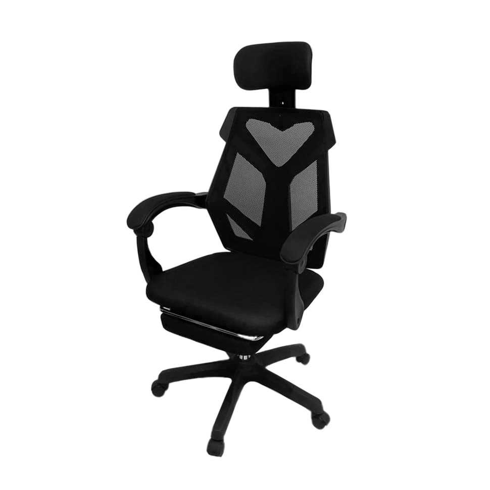 เซตทำงานฟินสุดคุ้ม FULI X8 ErgoChair - Black ดำ + 3Memory Foam Lumbar Support Cushion Core O Shape Seat Cushions + Ergonomic Adjustable Desk