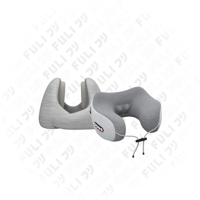 ซื้อ 1 แถม 1 | หมอนนวดคอไฟฟ้า + หมอนรองคอป้องกันเสียงรบกวน | FULI Ergo Massage Neck Pillow + FULI Noise Cancelling Ergo Neck Pillow